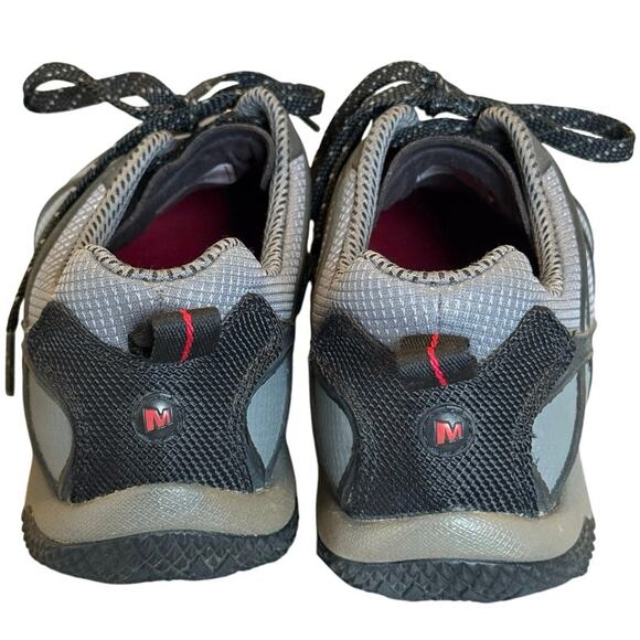 Merrell Castle Rock Hiking Athletic Trail Shoes- Grey, Black, Red - Men’s Size 9 - Picture 4 of 7